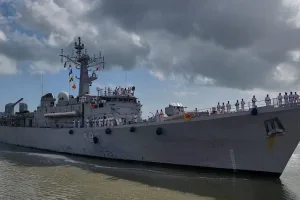 INS Sunayna enters Port of Dar-es-Salaam in Tanzania