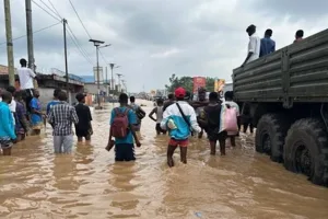Heavy rains flood DR Congo capital, killing over 70