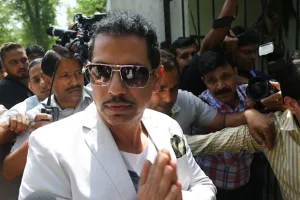 Robert Vadra alleges political witch hunt as he appears before ED in land grab case
