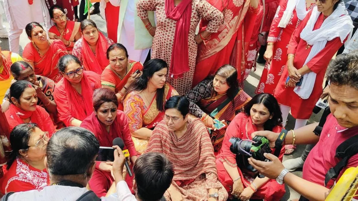 UP Mahila Congress protests non-implementation of women’s reservation