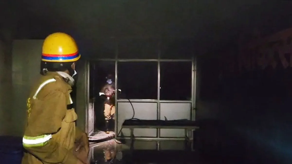 Lucknow Hospital Fire: 1 dead, 1 critical, 200 rescued