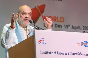 HM Amit Shah, LG Saxena attend World Liver Day event at ILBS