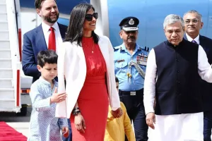 US Vice-President JD Vance arrives with family, visits Akshardham Temple