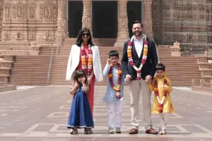 US vice prez Vance, family make spiritual stop at Akshardham Temple