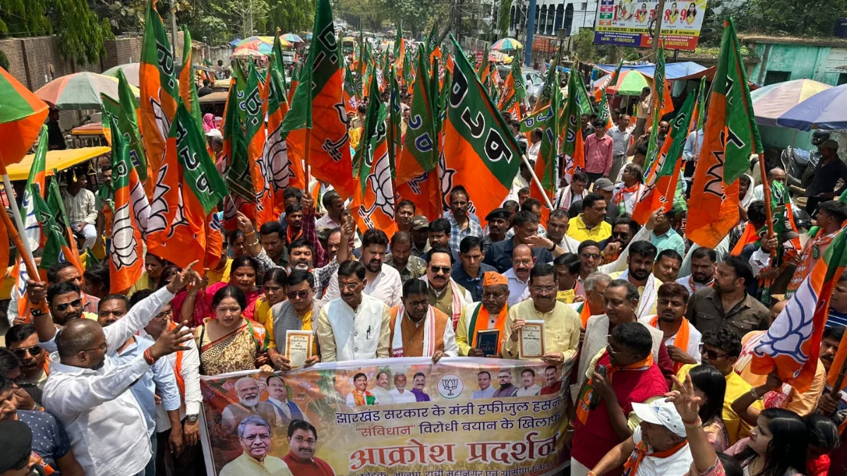 Jharkhand: BJP memo to governor for dismissal of minister for his ‘anti-constitution’ remarks