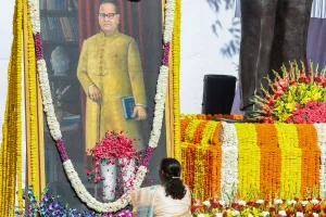 Prez, PM, other leaders pay floral tributes to Ambedkar in Parliament on his birth anniversary